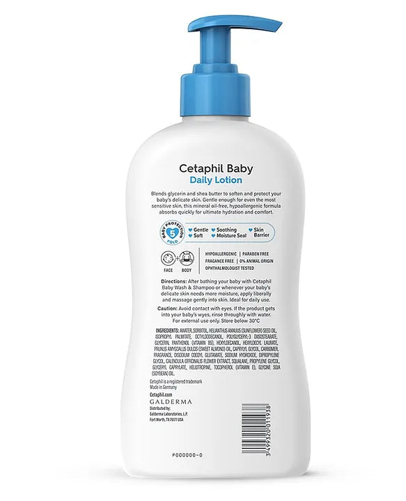 Cetaphil Baby Daily Lotion With Shea Butter - 400 ml