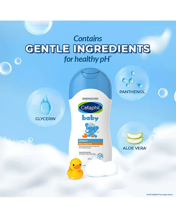 Cetaphil Baby Shampoo With Natural Chamomile - 200 ml