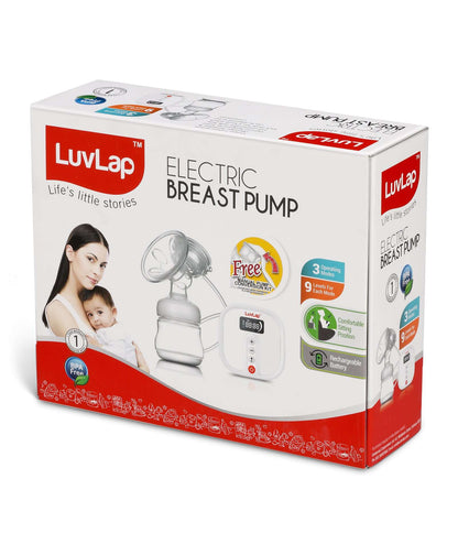 LuvLap Electric Breast Pump - White