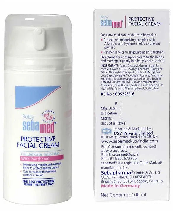 Sebamed Protective Facial Cream - 100 ml