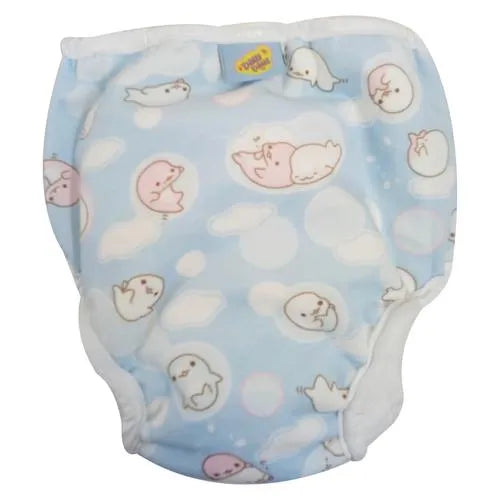 Paw Paw Reusable Fabric Diaper - S, 3-6 kg, Blue, Leakage Protection, Unique Rapisoak Technology