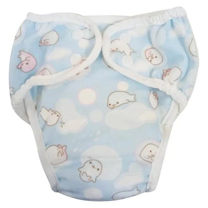 Paw Paw Reusable Fabric Diaper - S, 3-6 kg, Blue, Leakage Protection, Unique Rapisoak Technology