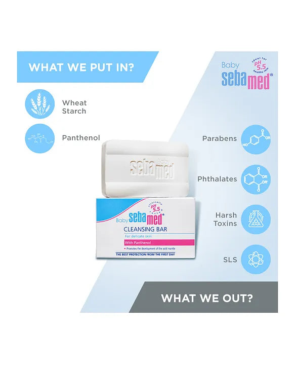 Sebamed Baby Cleansing Bar - 100 gm