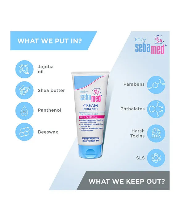 Sebamed Baby Cream Extra Soft - 200 ml