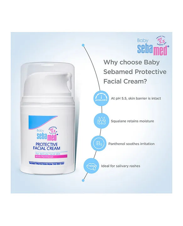 Sebamed Baby Protective Facial Cream - 50 ml