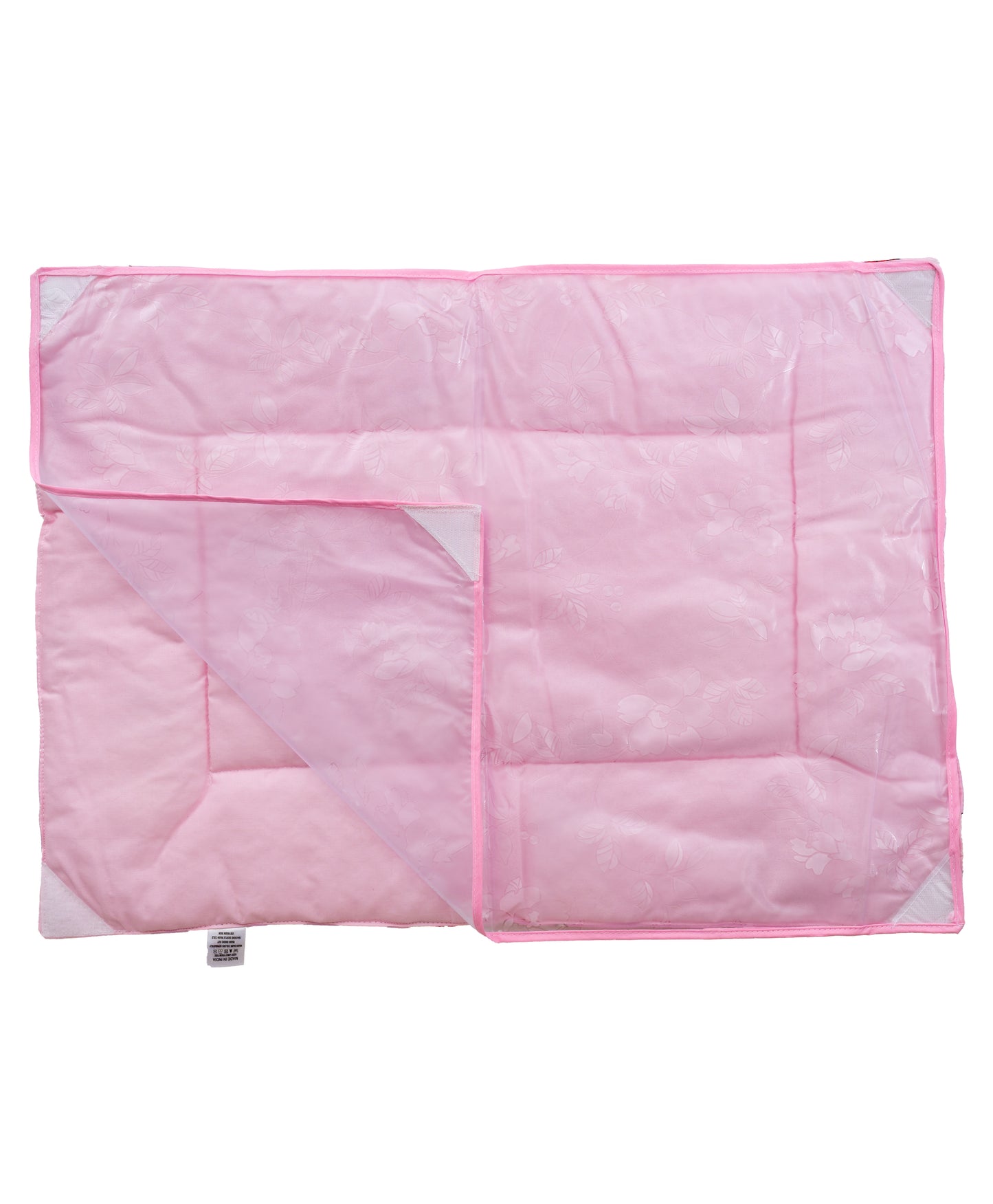 Baby Basket Multipurpose Changing Mat With Waterproof Sheet Pack of 3 +1 - Pink