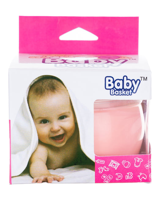 Baby Basket Premium  Powder Puff with case(Pink)