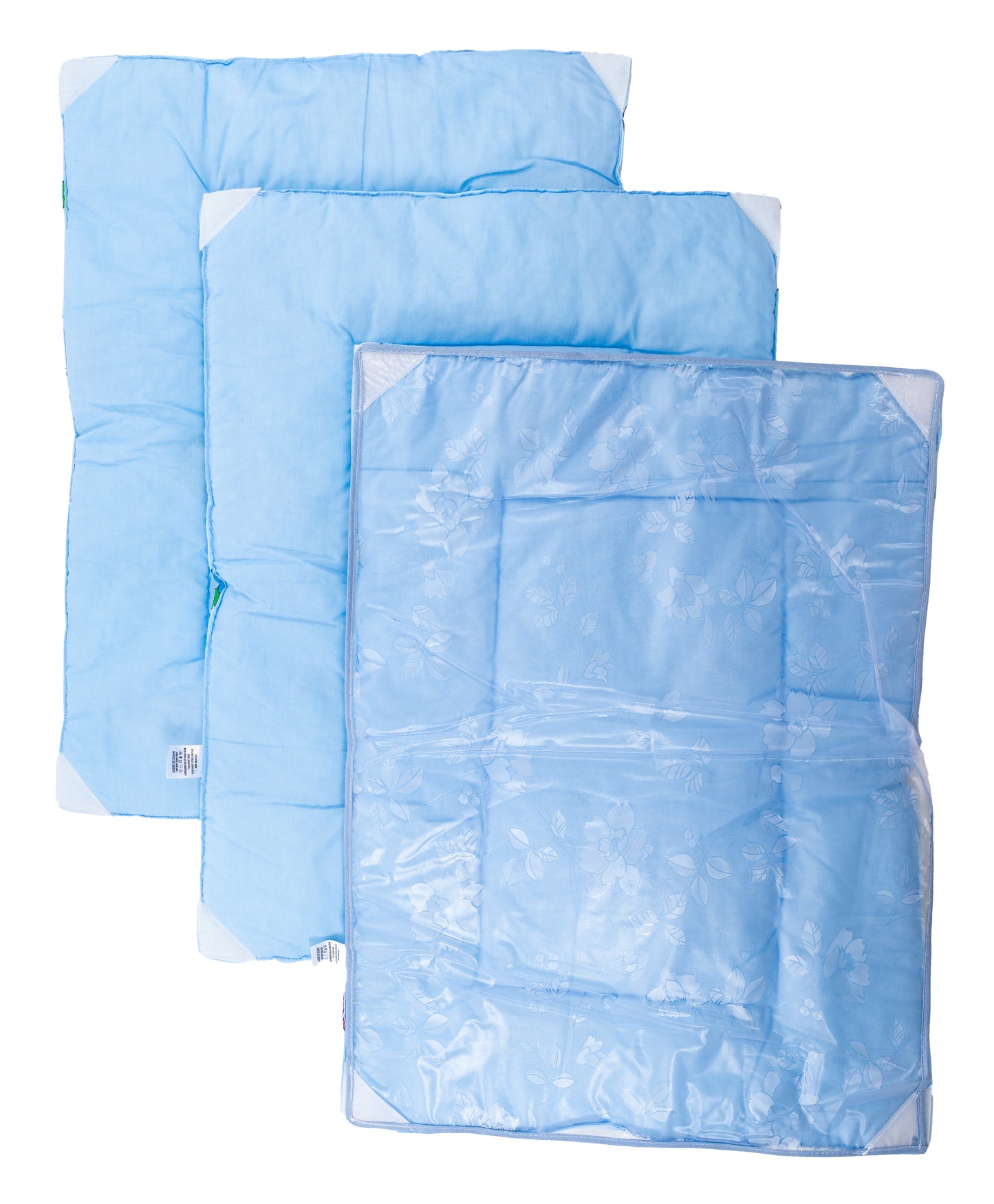 Baby Basket Multipurpose Changing Mat With Waterproof Sheet Pack of 3 +1 - Blue