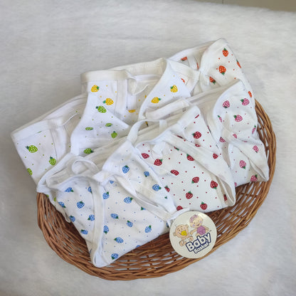 Strawberry Hosiery Padded Langot /Nappy (Pack of 6 pcs)