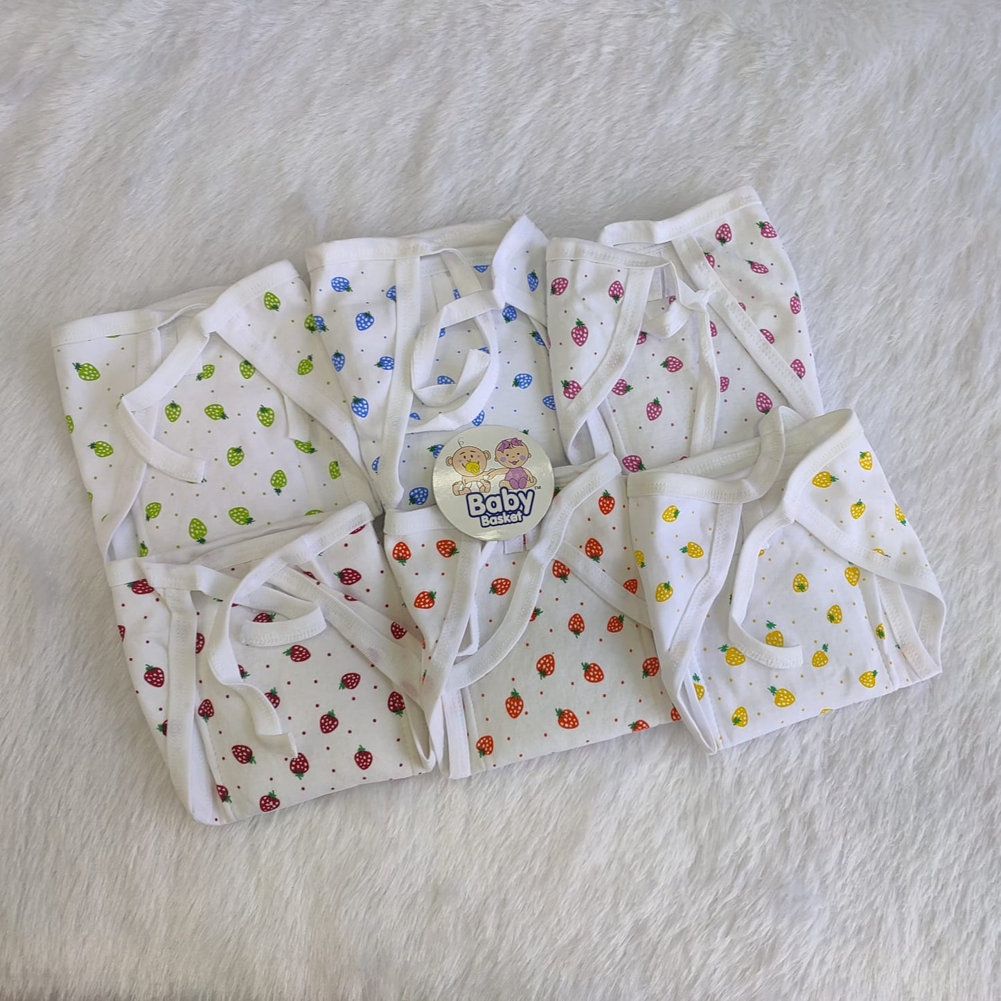 Strawberry Hosiery Padded Langot /Nappy (Pack of 6 pcs)